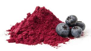 Picture of dark red berry powder